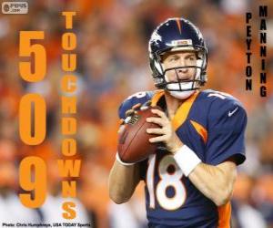 Puzzle Peyton Manning 509 touchdowns